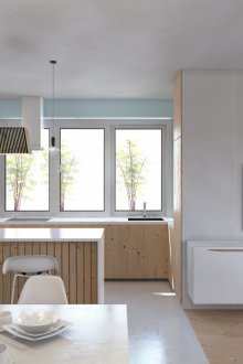 Interior Jepun dengan TV