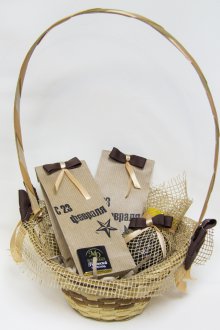 Подаръци за 23 февруари, направете кошницата