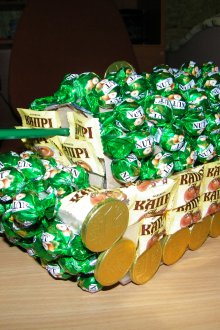 Подаръци за 23 февруари направете танк