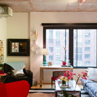 Интериор за момиче в стил лофт