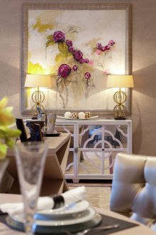 Интериор в стил Арт Нуво за момиче