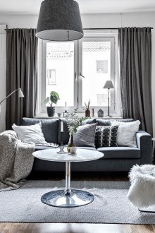 Интериор на студио апартамент за момиче