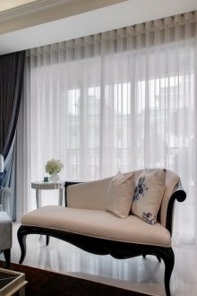 Зониране чрез завеси на балкон