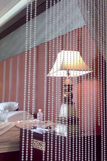 Зониране със завеси от мъниста