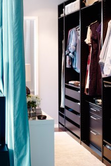 Зониране с пердета на съблекалнята