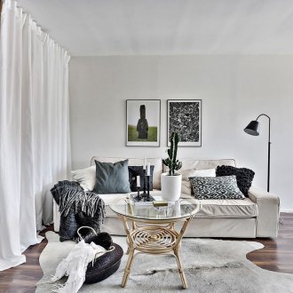 Зониране на завеси в хола