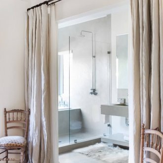 Зониране със завеси на портала