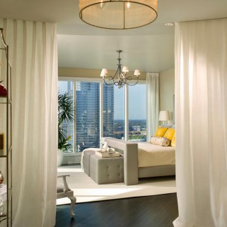 Зониране с радиус на завесите