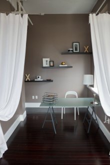 Зониране на завеси в модерен стил