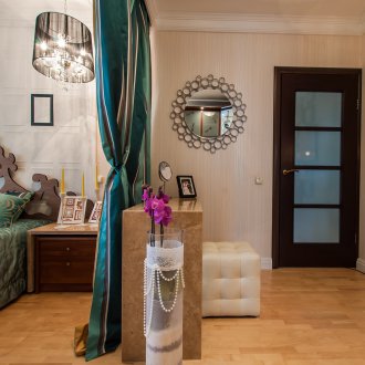 Зониране на завеси в спалнята