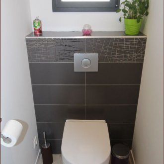 Tile for toilet in Khrushchev