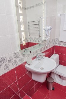 Tile for toilet in the apartment