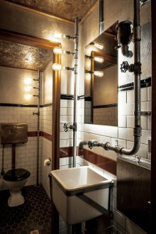 Tile for toilet loft