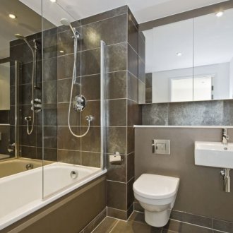 Tile for a toilet modern