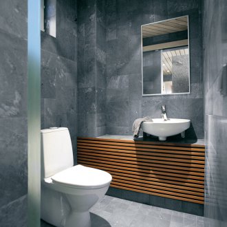 Tiles for toilet of different sizes