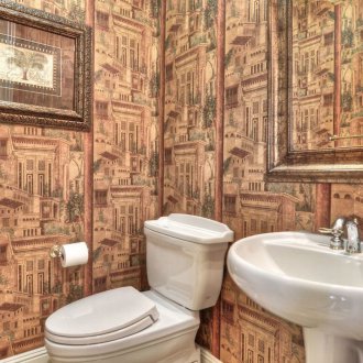 Kertas dinding tandas gaya antik