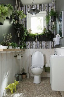 Kertas dinding tandas yang mesra alam