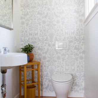 Kertas dinding tandas warna pastel