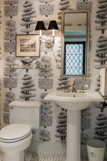 Kertas dinding tandas retro