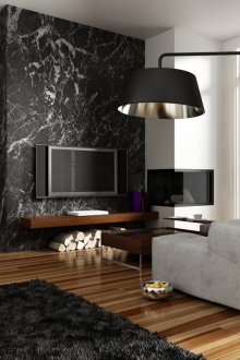 Бели врати и кафяв ламинат под дърво в апартамент