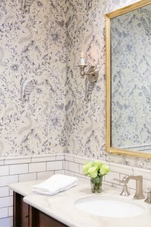 Kertas dinding tandas sutera