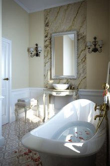 Bilik mandi klasik yang besar