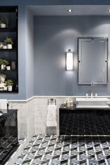 Bilik mandi berkilat besar