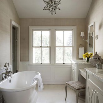 Bilik mandi retro besar