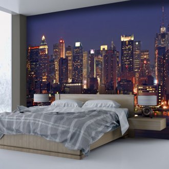 Fototapete Nacht Stadt