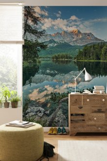 Fototapete im Studio-Apartment