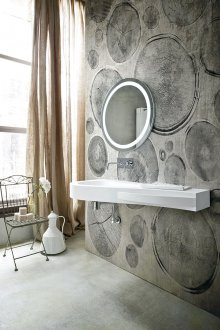 Fototapete im Badezimmer