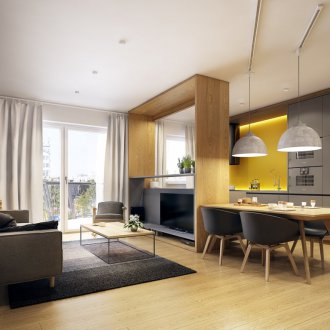 Bagaimana untuk menguruskan perabot di apartmen studio dengan sekatan