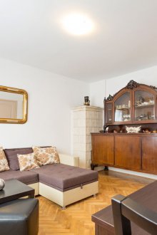 Apartmen studio 40 m persegi dalam gaya eklektik
