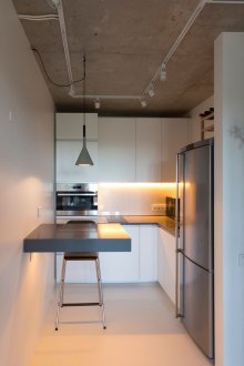 Apartmen studio 40 m persegi dengan niche