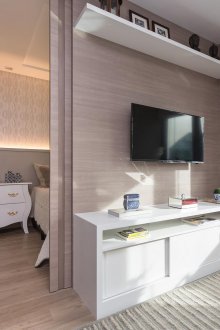 Studio pangsapuri 40 meter persegi partisi