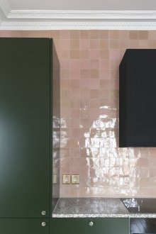 Apartmen studio 40 meter persegi dengan jubin