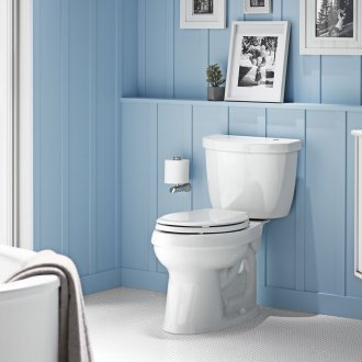 Ремонт на тоалетната със сини панели