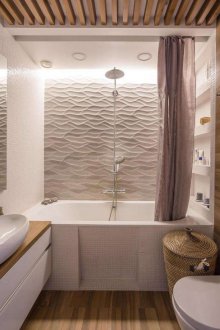 Ремонт на тоалетната с обемни панели