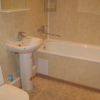 Ремонт на тоалетната с пясъчни панели