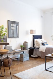 Khrushchev satu bilik dalam gaya Scandinavia