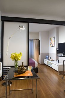 Интериорната преграда е красива