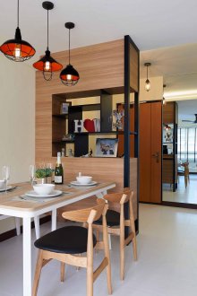 Интериорна преграда в кухнята