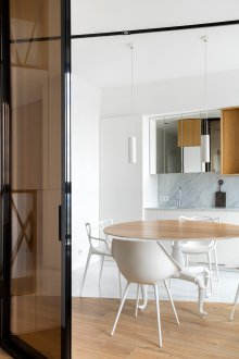 Тонирана стъклена вътрешна стена