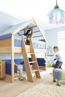 Children's layout for two boys