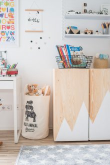 Layout of children's plywood