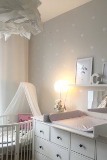 Children's layout with wallpaper