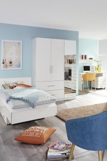 The layout of the children's room is spacious