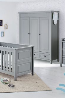 The layout of the children's room is gray