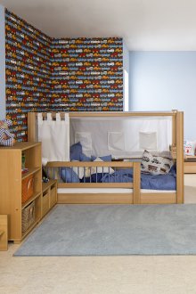 Corner children's room layout