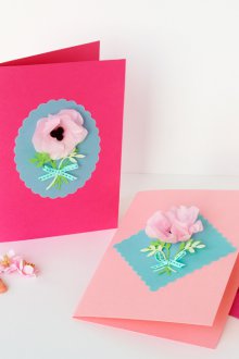 Hadiah untuk kad kertas berbulan-ke-8 buat-diri